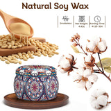 Scented Candle Set, 4 Pack Soy Wax Candles, 120H Burn Time, Ideal Gifts For Women, Birthday Presents