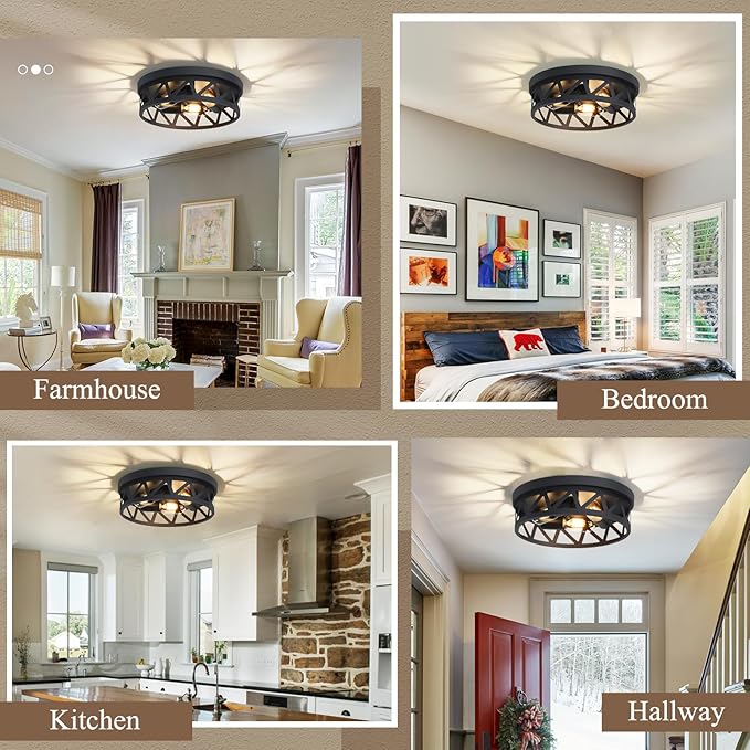 12.5 Inch Gold Drum Ceiling Light Cream White Pleated Fabric Semi Flush Mount Fixture