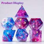 Dice Resin Molds Silicone, Dnd Dice Epoxy Resin Molds With 7 Standard Polyhedral Stereoscopic Dice Cavities, Silicone Molds For Epoxy Resin, Diy Dices Making, Table Board Game
