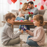 Valentine’S Day Space Exchange Gift - 24 Pack Galaxy Astronaut Greeting Card With Space Bounce Ball And Bag Bulk For Kid, Planet Galaxy Fidget Toy For Valentine Goodie Bag Stuffers Party Favor