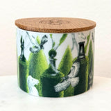 Fidelity Scented Candle - Calone, Cashmeran & Tobacco, Vetiver & Leather, Soy Wax, Artisan Porcelain Cup, 250G And 100G (Small)