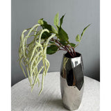 3Pcs Artificial Amaranthus Flower Fake Hanging Green For Wedding Bouquets Home Decor Arrangement Photo Props Party Decoration 37''(White)