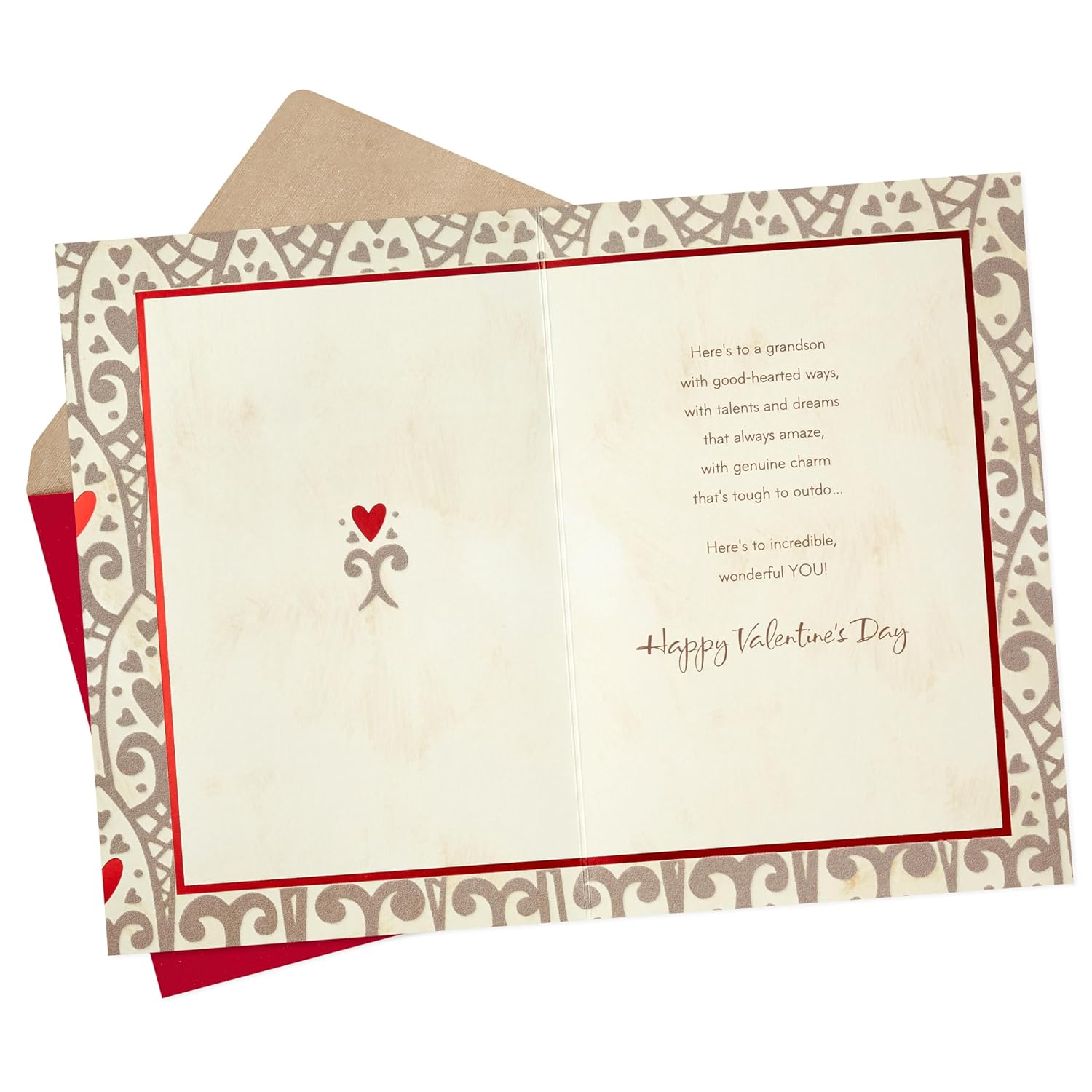 Hallmark Valentines Day Card for Grandson (Wonderful You)