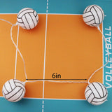 Volleyball Decorations String Lights, Timer Battery Operated 5.5Ft 10Led Room Decor,Volleyball Ornaments For Christmas T