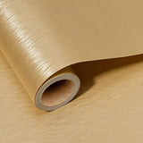 Gold Kraft Wrapping Paper Roll - 17 Inch X 33 Feet (47 Sq.Ft) Solid Color Pearly-Lustre Paper, Shiny Textured Gift Wrap For Mother'S Day, Birthday, Bridal Shower, Graduation Gifts, Parties
