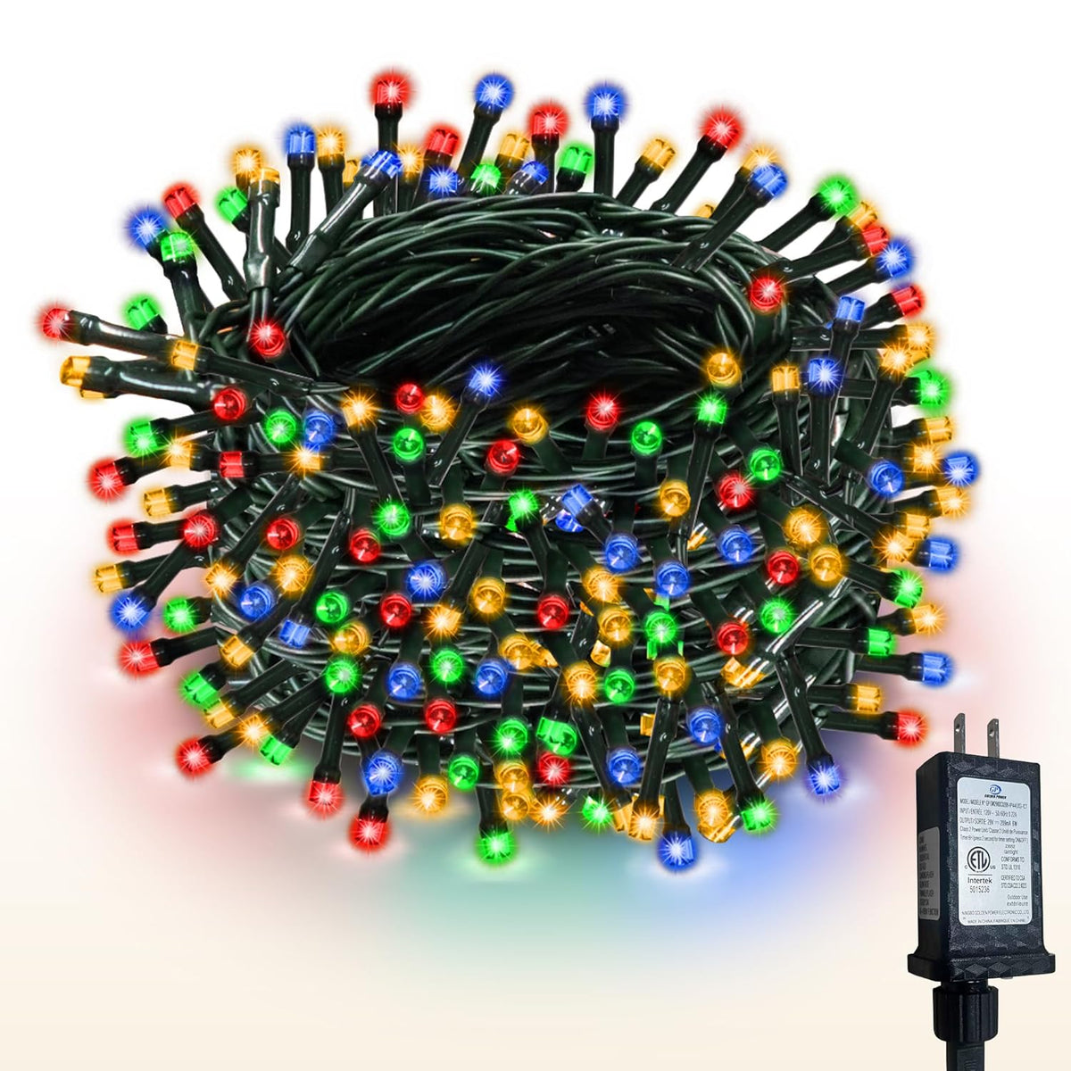 Christmas Tree String Lights 338Ft 1000 Led Waterproof With 12 Modes, Twinkle Plug In Fairy Lights For Indoor Xmas Outdo