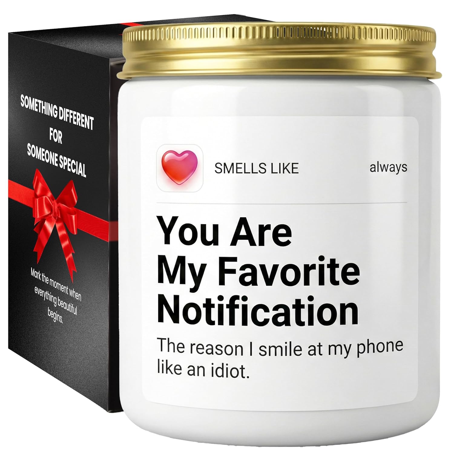 Funny Scented Candle, Valentine'S Day Gifts, Long Distance Present, Anniversary Couple Candle Gifts For Him Her Boyfriend Girlfriend - Sweet Relationship Candle, Unique Present For Wife Husband Fiance