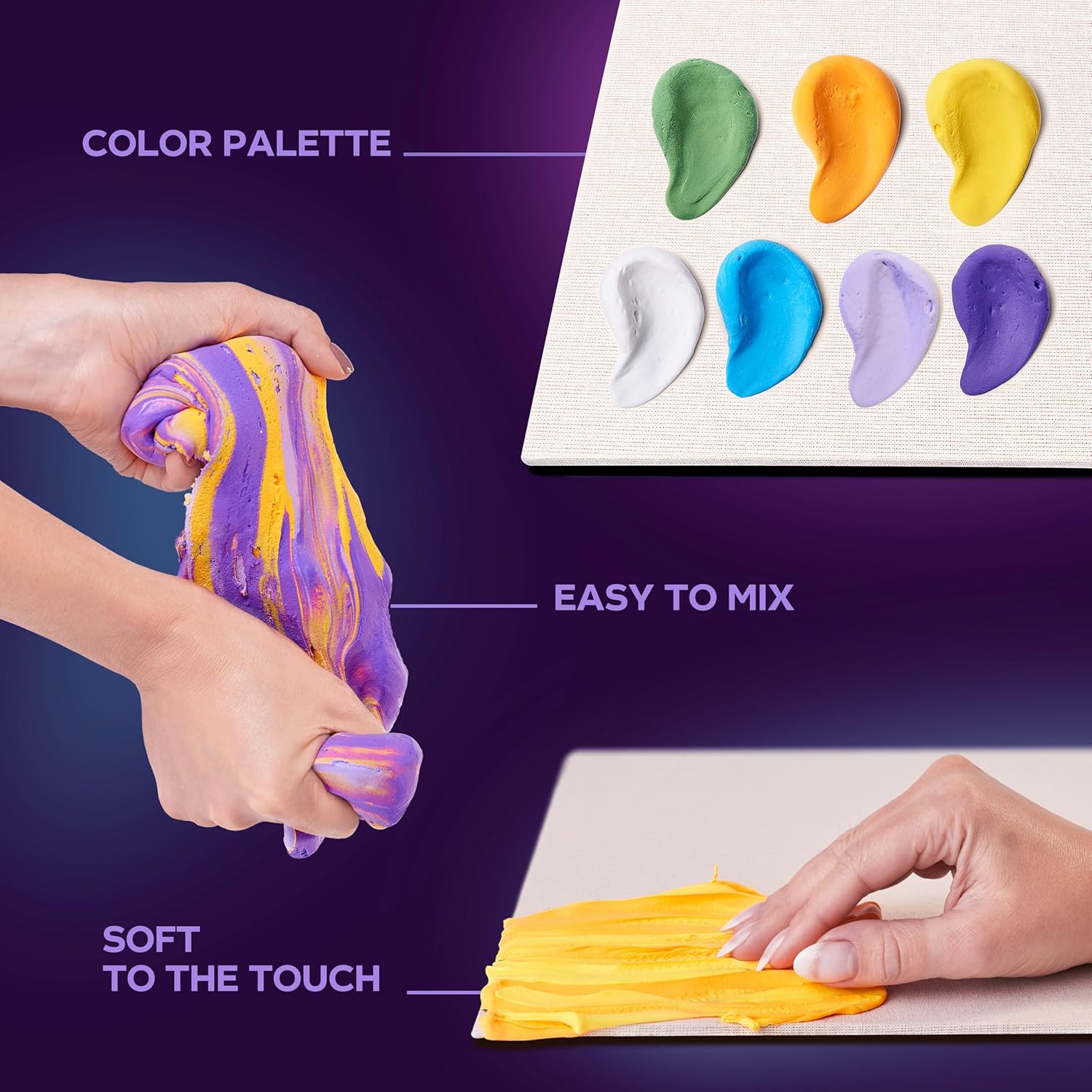 Sensory Art 3D Clay Painting Kit, Irises, Vincent Van Gogh