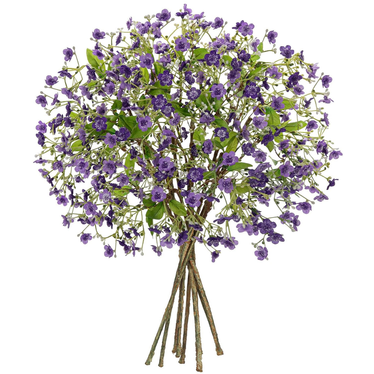 9 Pack Purple Baby’S Breath Artificial Flowers 9 Bundles Gypsophila Fake Silk Stems For Diy Floral Arrangements, Wedding Bouquets, Rustic Farmhouse Home Table Decor