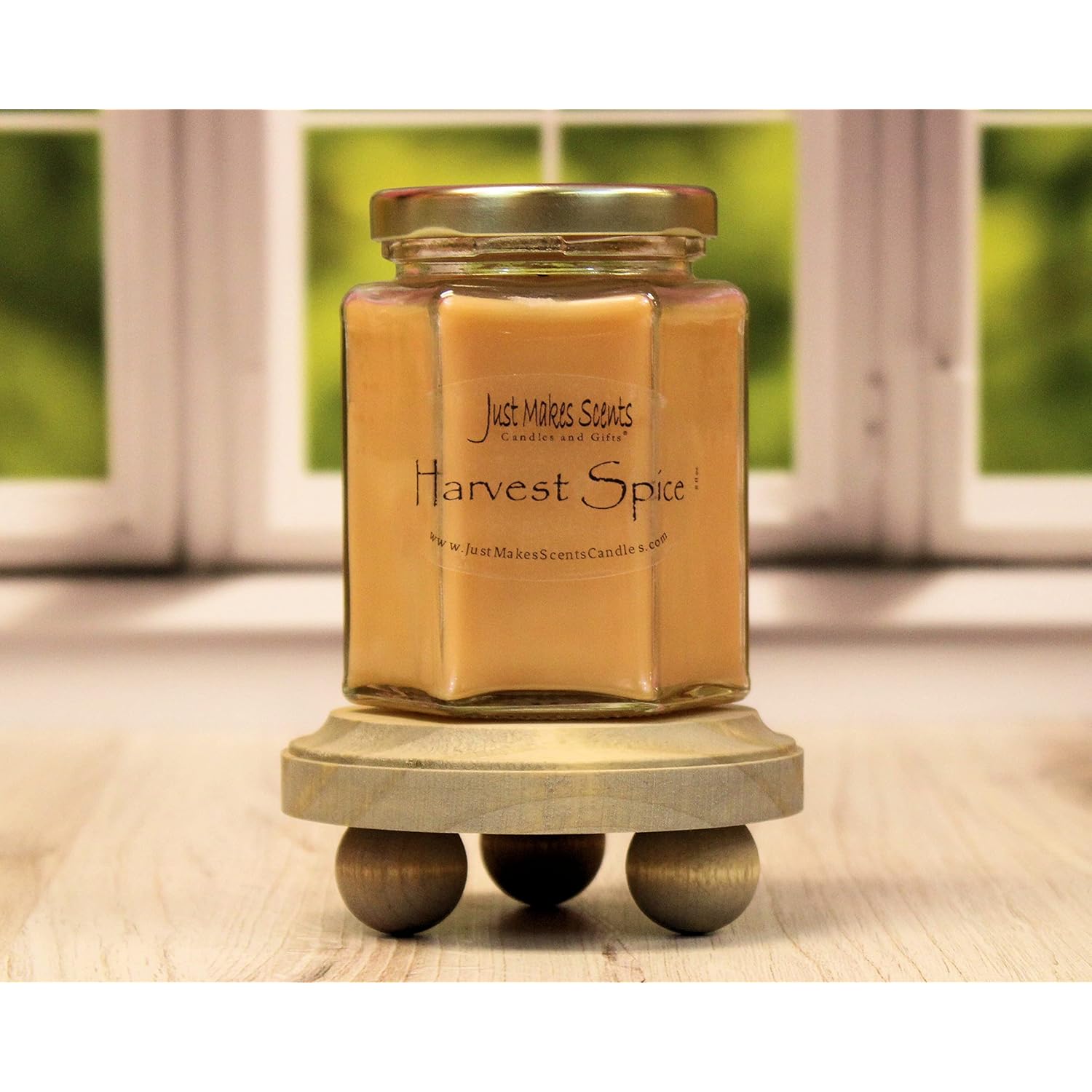 3 Pack - Harvest Spice Scented Blended Soy Candle | Fall Fragrance Candles | Hand Poured In The Usa By