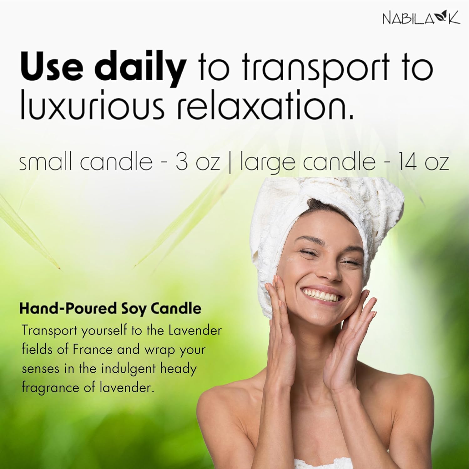 – Heart De Provence - Soy-Based Candle – French Lavender - Hand-Poured - Cotton Wick - Aromatherapy Candle W/Essential Oils - Made In Usa - 3 Oz