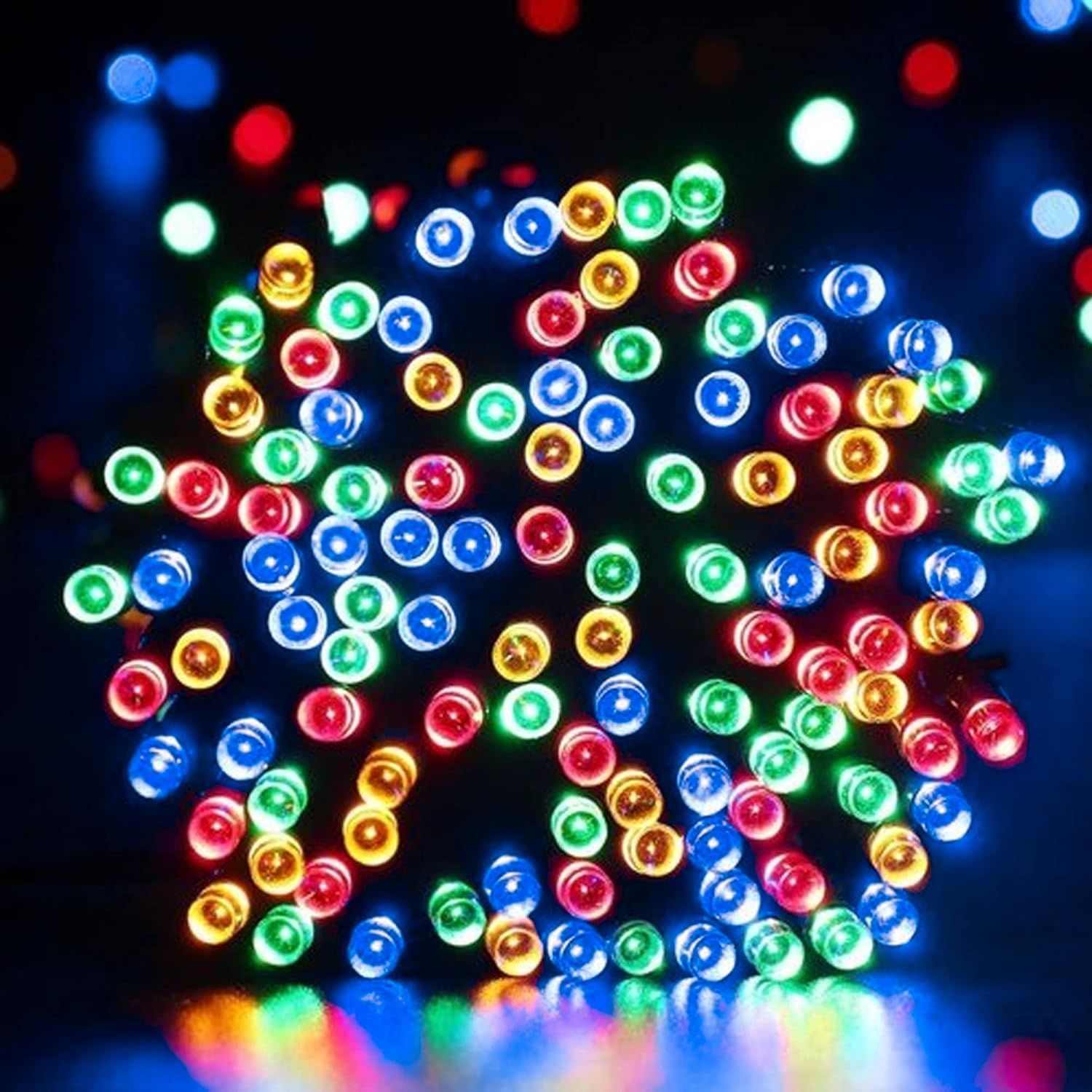 Christmas String Lights, 66Ft 200 Led Connectable Green Wire 8 Modes String Lights, Waterproof Christmas Lights For Indo