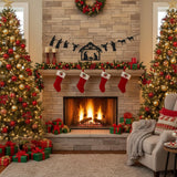 The 9 Pcs Christmas Nativity Banner Nativity Scene Garland Hanging Jesus Manger Scene For Door Wall Home Window Holy Hanging Decoration Christmas Jesus Birthday Party Favor Supplies