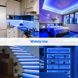 16.4FT Blue LED Neon Rope Lights 12V Waterproof Flexible DIY Strip Lights for Indoor Outdoor Decor