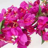 6Ft Pink Bougainvillea Flower Garland – Artificial Silk Floral Vine With Built-In Hook Faux Flower Garland For Backdrop Table Wall Wedding Party Home Decoration