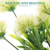 4Pcs Simulation Dandelions, 11.8In Artificial Dandelions Fake Dandelion Flowers, Gerbera Flower Ball Artificial Bouquet For Flower Arrangement Home Wedding Party Decoration Garden Balcony
