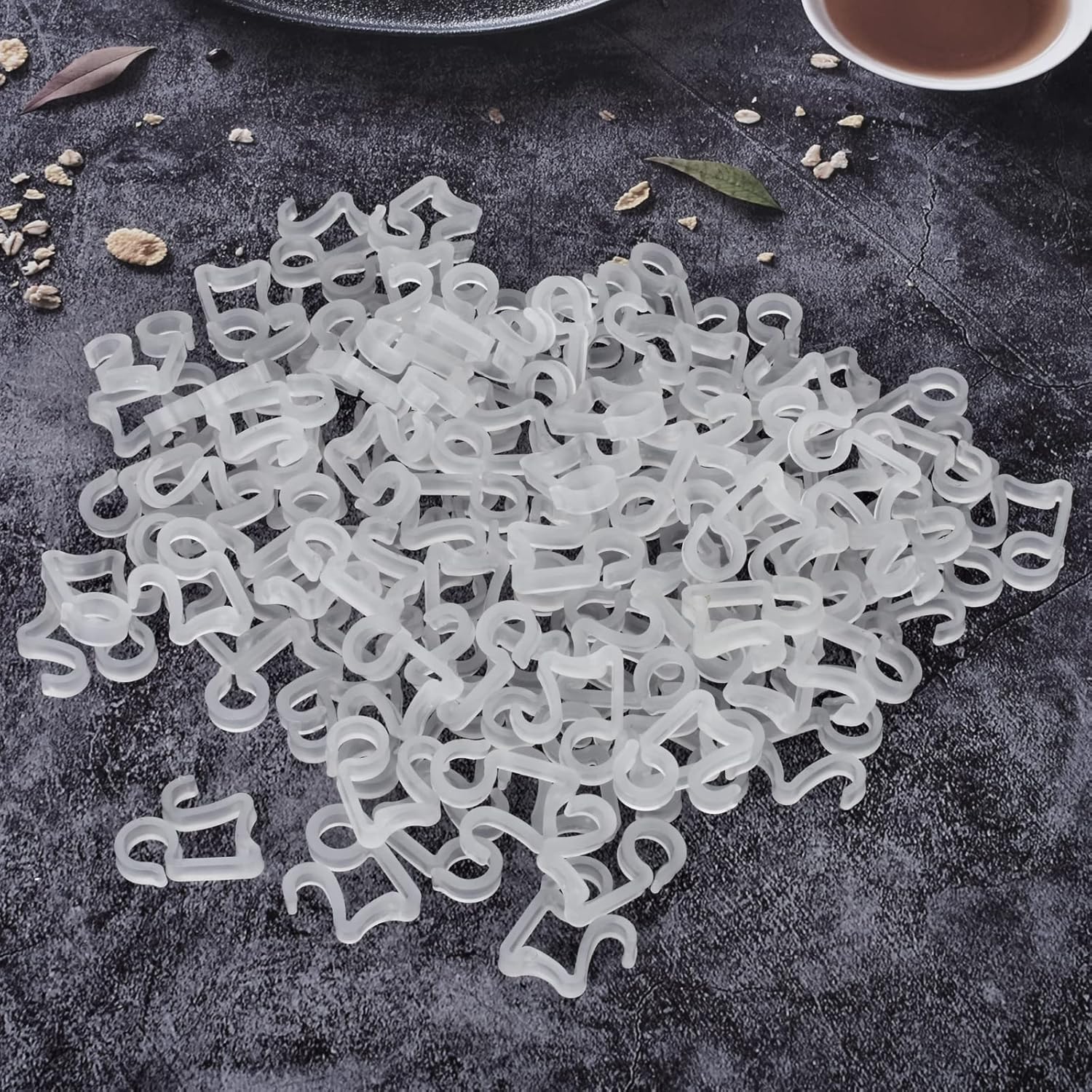 100 Pcs Outdoor Light Clips Hooks For String Lights Gutter Clips For Hanging Christmas Village Accessories