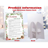 Christmas Party Games Pass The Gift Game Card-8”X 11”, Pass The Present Game, Pass The Parcel Game, Christmas Games For Adults, Office, Groups Activities Christmas Party Favors, 08