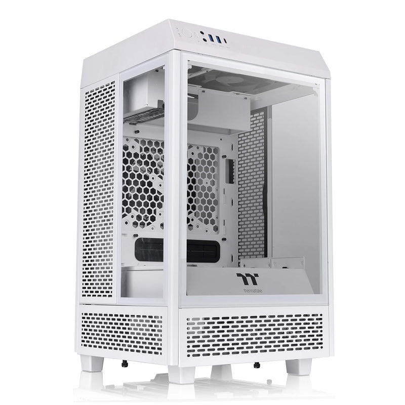 Thermaltake Tower 100 Snow Edition Tempered Glass Type-C (USB 3.1 Gen 2) Mini