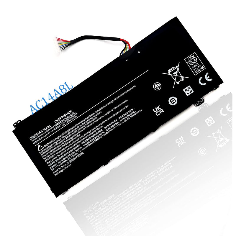 Ac14A8L Laptop Battery Replacement For Acer V15 Nitro Aspire Vn7-571 Vn7-591 V