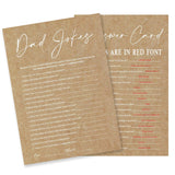 Kraft Paper Baby Shower Games, 30 Minimalism Dad Jokes Game Cards With 1 Answer Card For Boy Or Girl, Gender Reveal, Baby Shower Game Activity, Party Favors And Supplies-16
