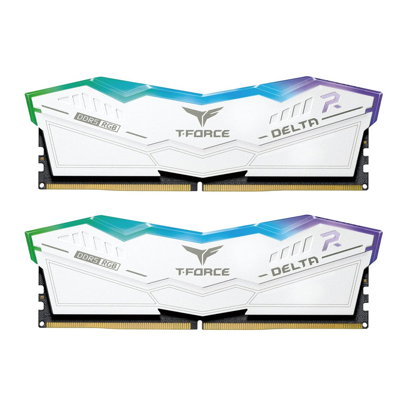 T-Force Delta Rgb Ddr5 Ram 32Gb (2X16Gb) 6000Mhz Pc5-48000 Cl38 Desktop Memory