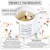 Pavilion Gift Company - October 11 oz Wax Reveal Candle, Natural Soy Wax Birthstone Candle, Jasmine Scented, Gemstone Candle with Crystal Inside, Birthday Gifts for Women, 1 Count