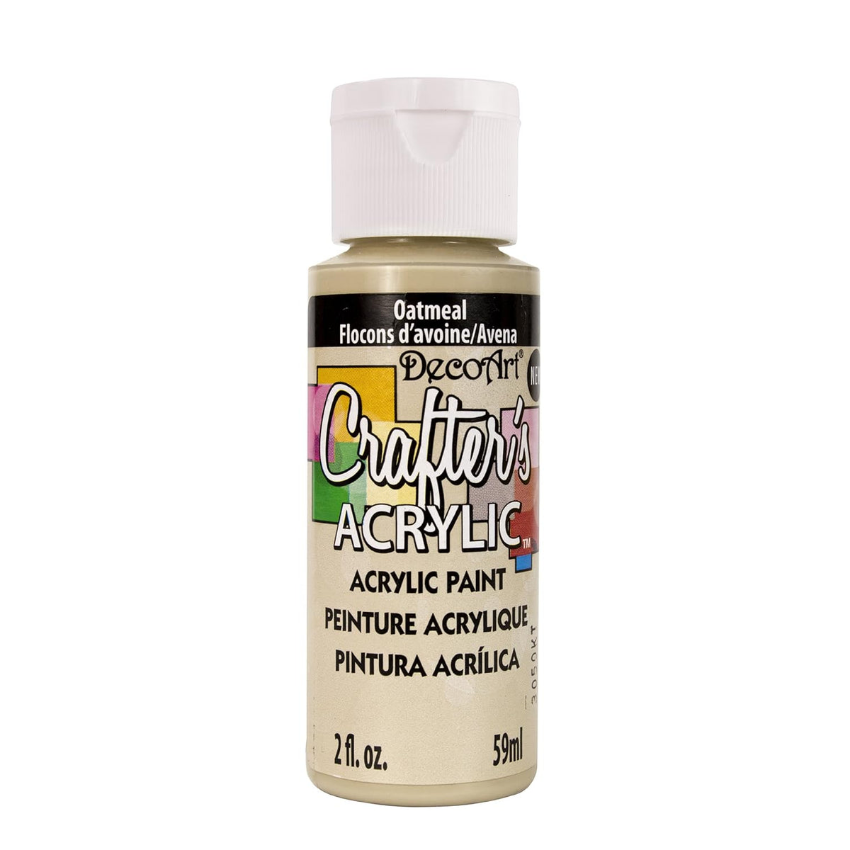 DecoArt DCA138-3 Crafter's Acrylic Paint, 2-Ounce, Oatmeal