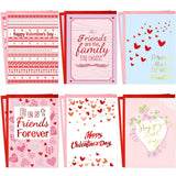 Valentines Cards With Envelopes 12 Foil Embellishment Friends Cards Blank Inside