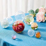 12Pcs Transparent Epoxy Resin Molds Silicone Set, Clear Silicone Molds For Epoxy Resin Include Seamless Sphere Resin Molds,Deep Cube,Molds For Resin Casting