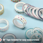 - Washi Tape Set, 21 Rolls, Decorative Cute Floral Washi Tape For Bible Journaling, Bullet Journal Supplies