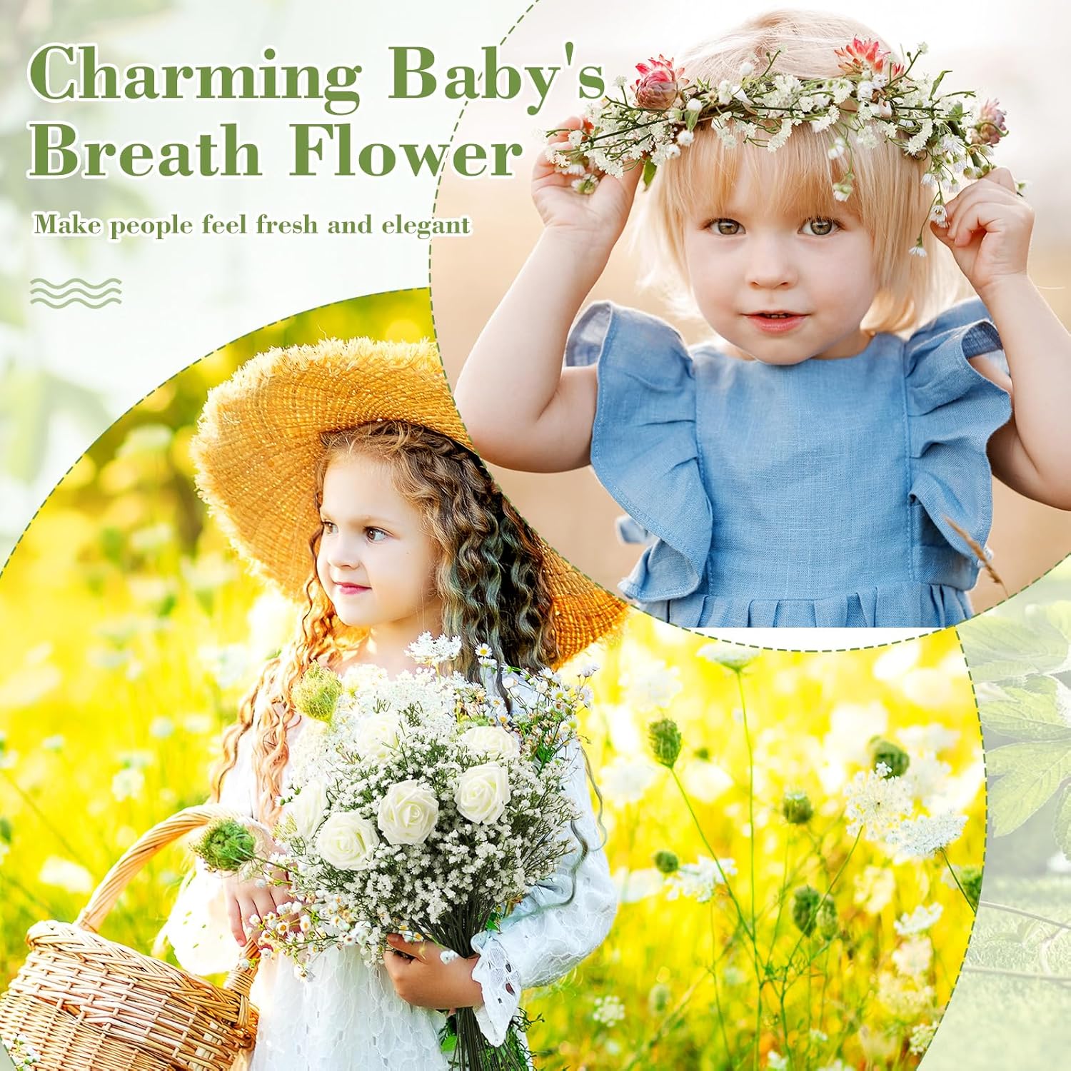200 Pcs Babys Breath Artificial Flowers Gypsophila Artificial Flowers Wedding Party Decoration Faux White Flowers Bulk Floral Arrangement For Home Decoration Garden Office
