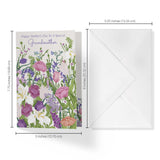 Mother'S Day Cards For Grandmother With Envelope - Wild Flowers | 5"X7.5" | Single Card