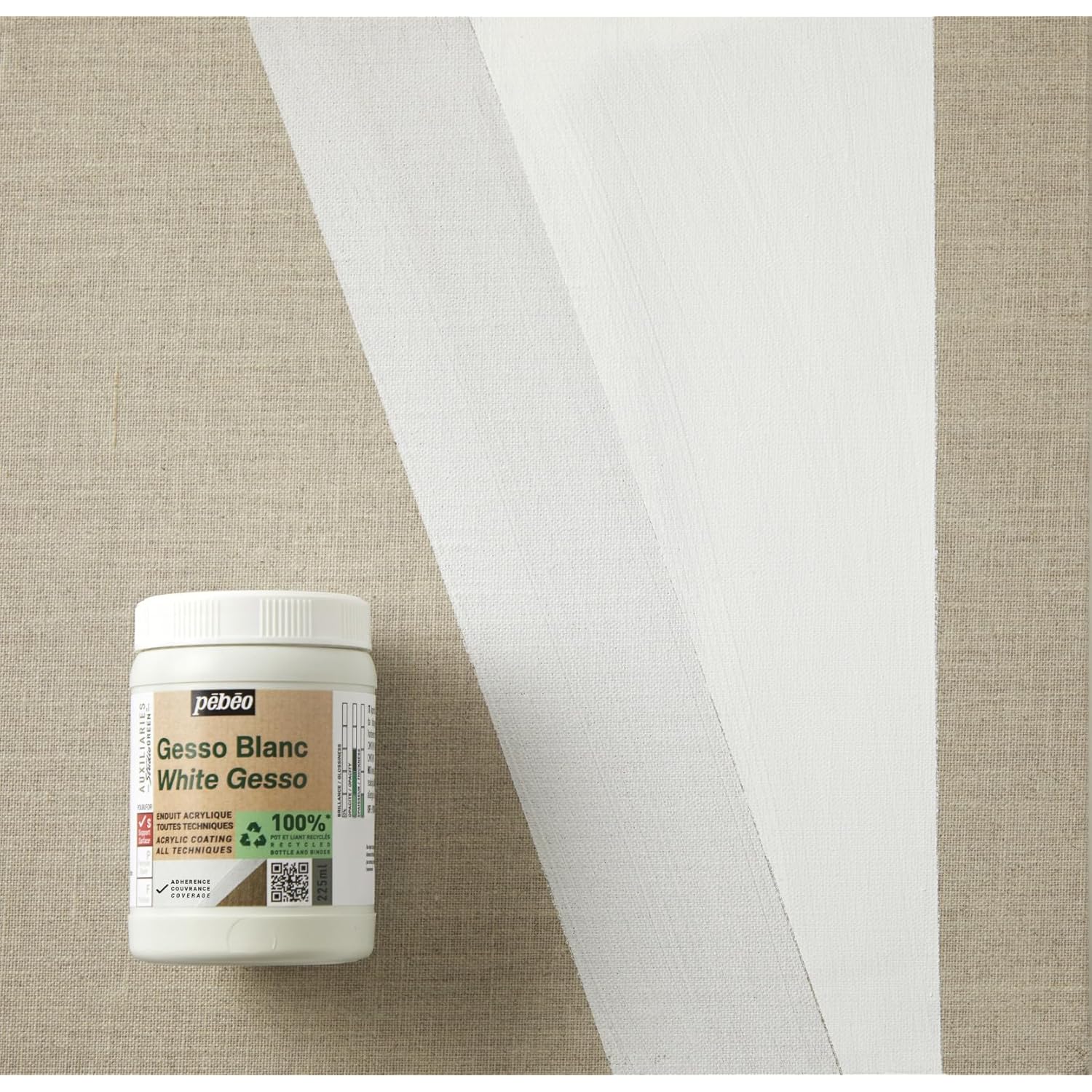 Gesso Pébéo Studio Green 225 ml White