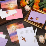 30 Sets Mother'S Day Cards With Envelopes Christian Religious Cards Religious Notes Thank You Notes With Stickers Bible Verses Gift Card For Mom Wife Birthday Festival
