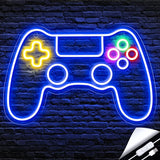 Gamer Neon Sign Game Controller LED Wall Decor Light for Gaming Room Teen Boys