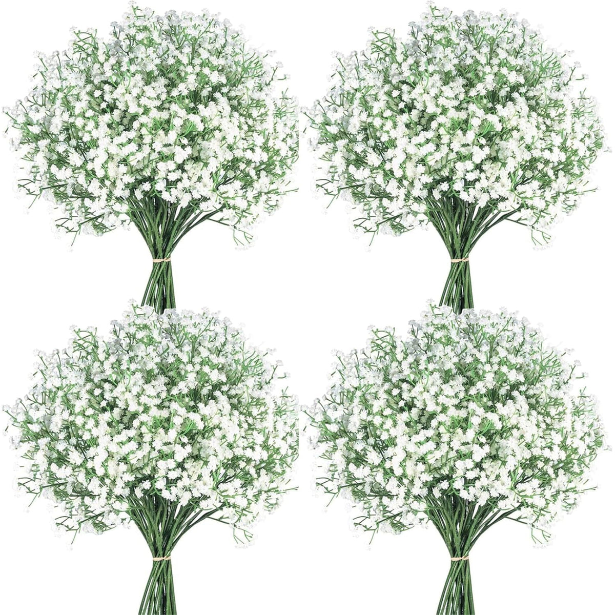 36 Pcs Babys Breath Artificial Flowers, Baby Breath Flowers Artificial Bulk Long Stem Fake Babies Breath Faux Gypsophila White Flowers Artificial For Decoration (No Eucalyptus Stems)
