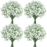 36 Pcs Babys Breath Artificial Flowers, Baby Breath Flowers Artificial Bulk Long Stem Fake Babies Breath Faux Gypsophila White Flowers Artificial For Decoration (No Eucalyptus Stems)