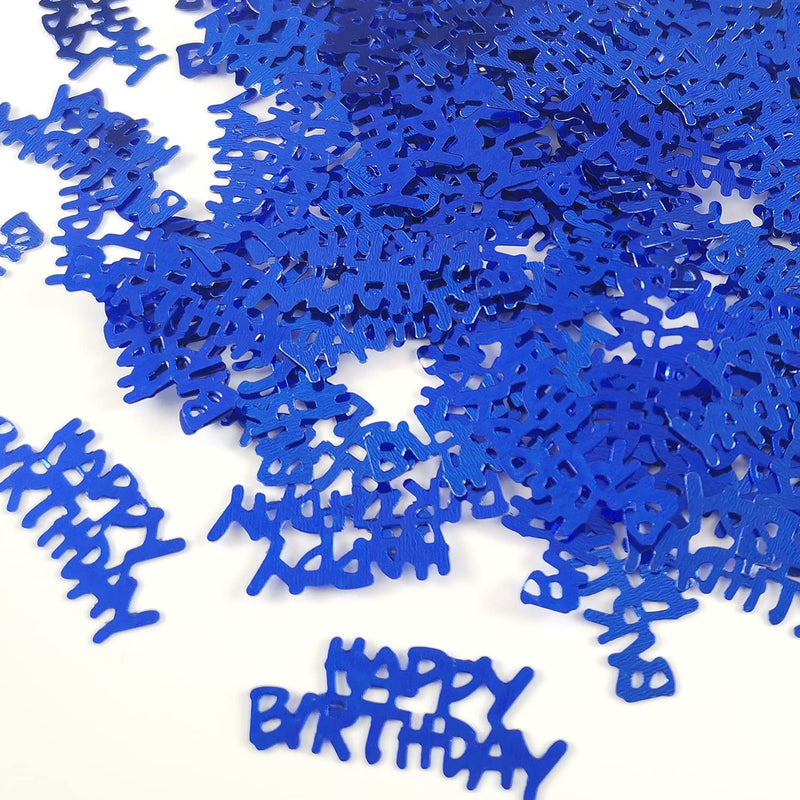 Happy Birthday Confetti For Party Decorations - Blua Table Confetti Fo