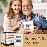 Gifts For Dad, 10Oz Funny Dad Gifts From Daughter Son, Birthday Gift For Father Daddy Bonus Stepdad New Father In Law Best Dads Gift Ever Present Sandalwood Scented Candle