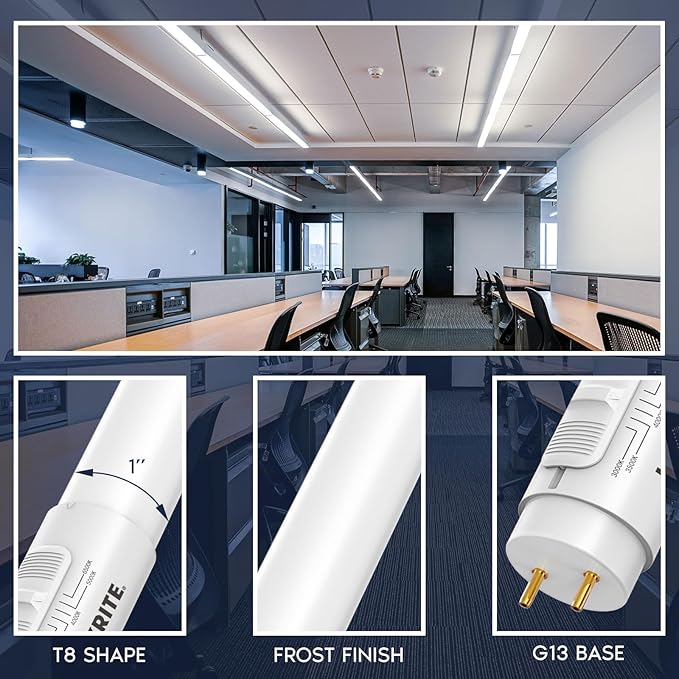 12 Pack 4FT T8 LED Tube Lights 5CCT 12W 15W 18W Ballast Compatible or Bypass Replacement