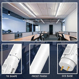 12 Pack 4FT T8 LED Tube Lights 5CCT 12W 15W 18W Ballast Compatible or Bypass Replacement