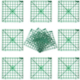 Artificial Flower Grid Panels,Diy Flowers Wall Frames,Flowers Wall Arches Backdrop,Plastic Fences Frames For Wedding Party Flower Grids,Artificial Flowers Plant Base,12Pieces,10X10 Inches