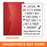 Valentines Day Gifts For Dog Mom - Cute Dog Lovers Gifts For Women, Her, Girlfriend, Wife - Funny Puppy Card From Friend, Family - Greeting Card