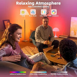 Smart Light Bulbs 6 Pack A19 E26 RGB Color Changing WiFi Alexa Google Compatible with Remote