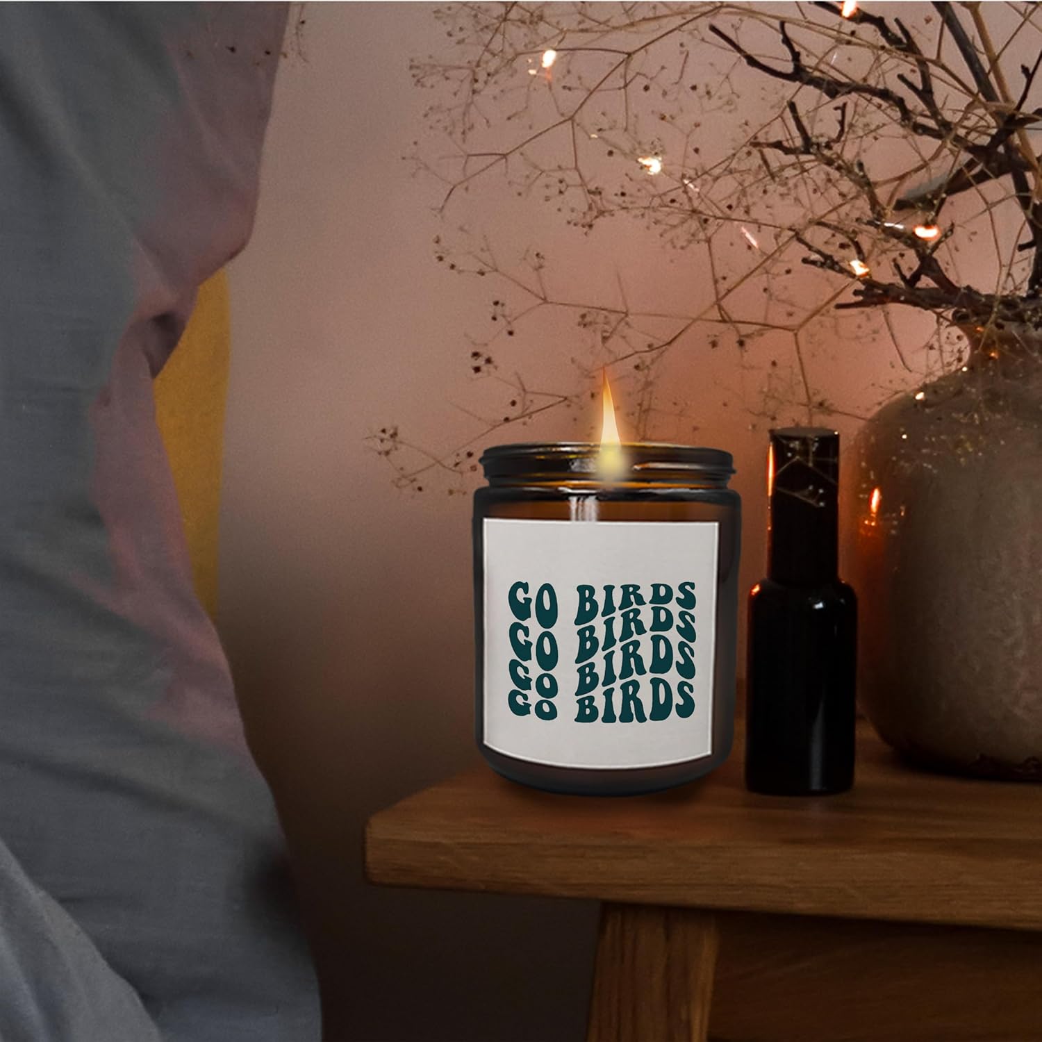 Football Candle - Gifts For Football Lovers, Season Decor For Home