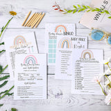 145 Pcs Boho Baby Shower Game Set 125 Cards With 20 Pencils Funny Baby Shower Games Include Word Scramble Predict Who Descriptions And Wishes Price