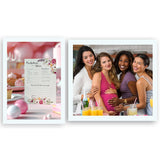 Boho Prediction And Advice Cards - Pack Of 25 - Bohemian Pink Girl Baby Shower Games, Floral Wishes For New Parents Mom & Dad To Be Mommy & Daddy Message, Coed Shower Activity Keepsake Book G400-Pdav