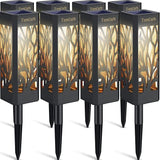 8 Pack Upgraded Bright Solar Pathway Lights Bigger Size Waterproof Garden Landscape Lights
