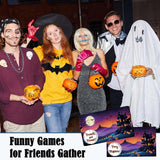 Halloween Scratch Off Cards, 50 Pack Spooky Scratcher Tickets, Trick Or Treat, Fun Halloween Party Game Decoration Supplies - A04